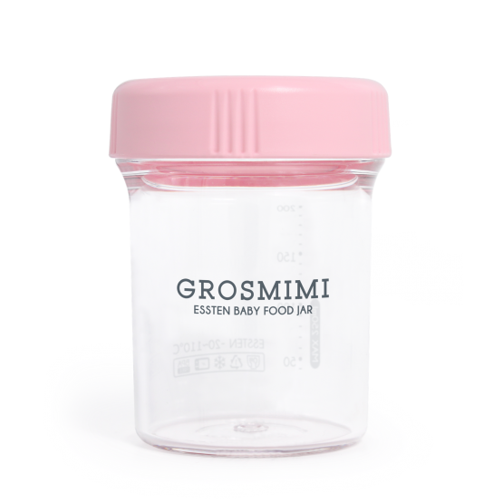 Grosmimi Baby Food Jar 250ml Pink