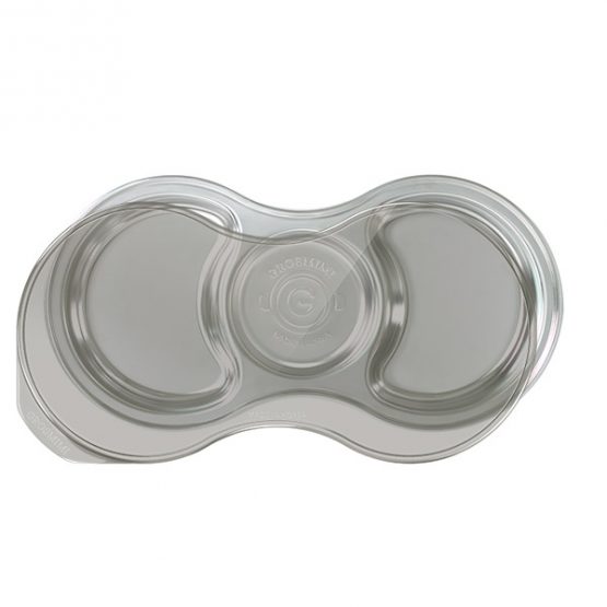 Grosmimi Stainless Baby Food Tray with Lid 3 Compartment