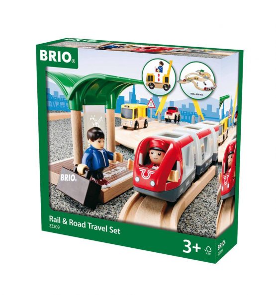 BRIO Set – Rail & Road Travel Set 33