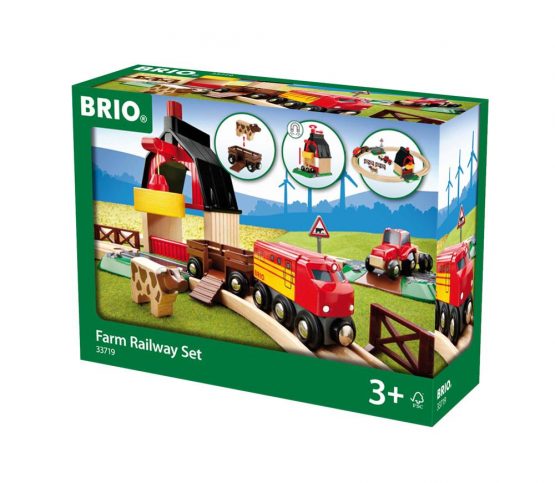 BRIO Set – Farm Railway Set – 20pcs